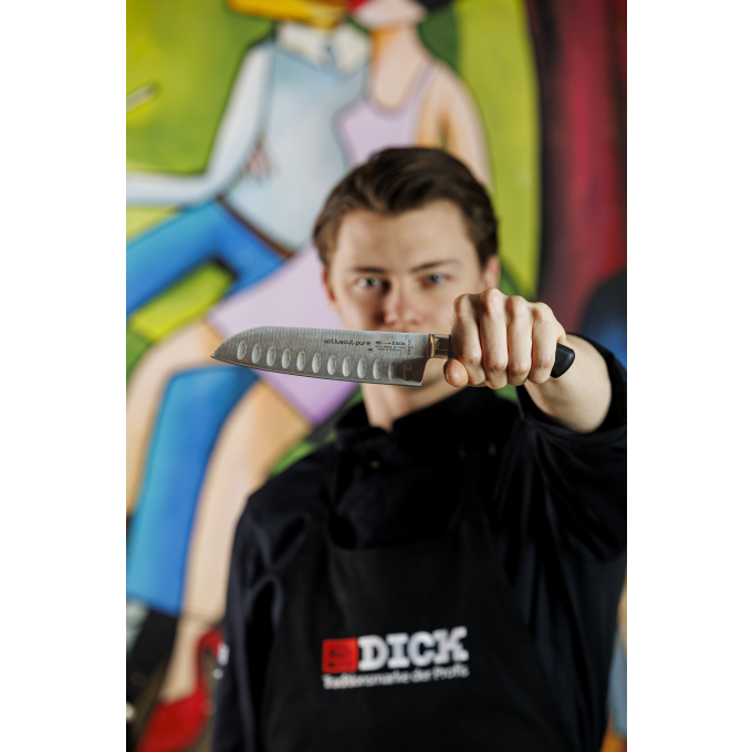 F. Dick Active Cut Pure Santoku nůž s výbrusem 18 cm