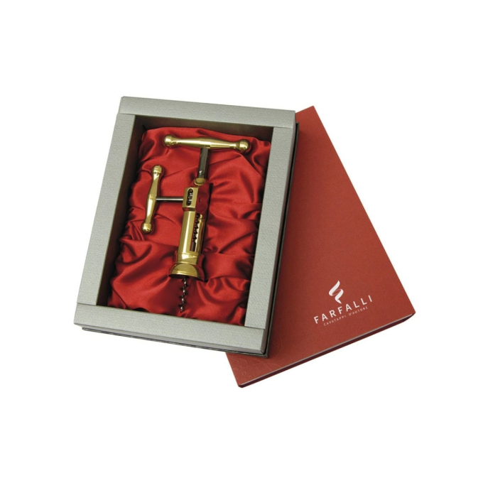 Farfalli King Shiny Brass vývrtka na víno
