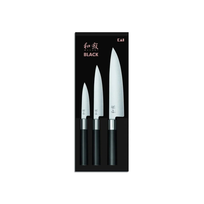 KAI Wasabi Black sada nožů