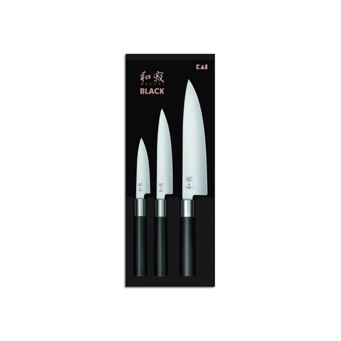 KAI Wasabi Black sada nožů