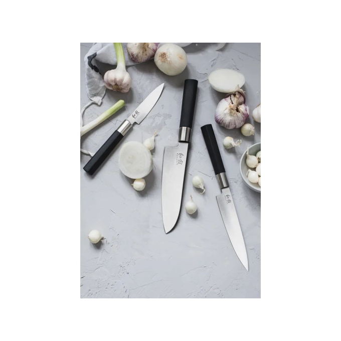 KAI Wasabi Black Santoku nůž 16,5 cm
