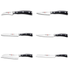 Wüsthof Ikon Black blok s noži 9 dílů