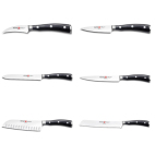 Wüsthof Ikon Black blok s noži 9 dílů