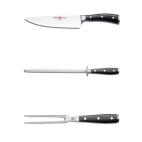 Wüsthof Ikon Black blok s noži 9 dílů