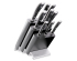 Wüsthof Ikon Black blok s noži 9 dílů